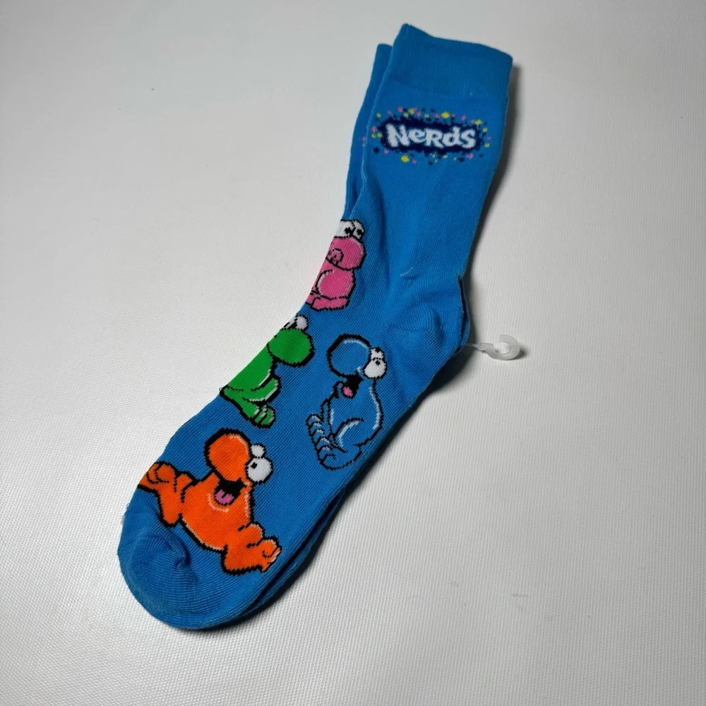 NWOT Nerds Unisex Crew Socks - O/S